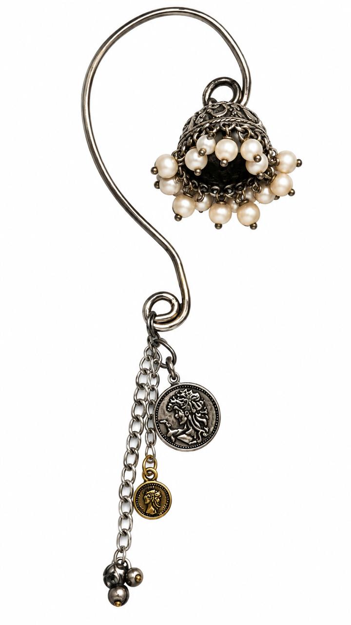 Silver Wire Ear-Cuff 07